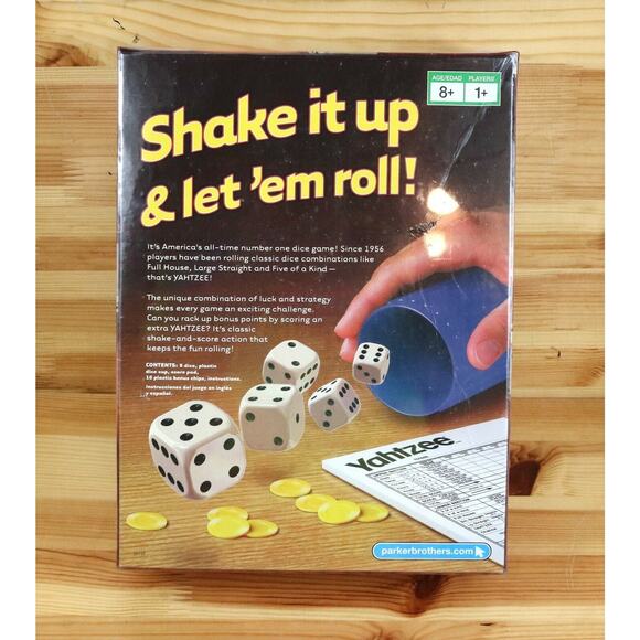 NEW Sealed Yahtzee Dice Game by Parker Brothers - 2005 Edition Board Game - Picture 3 of 3